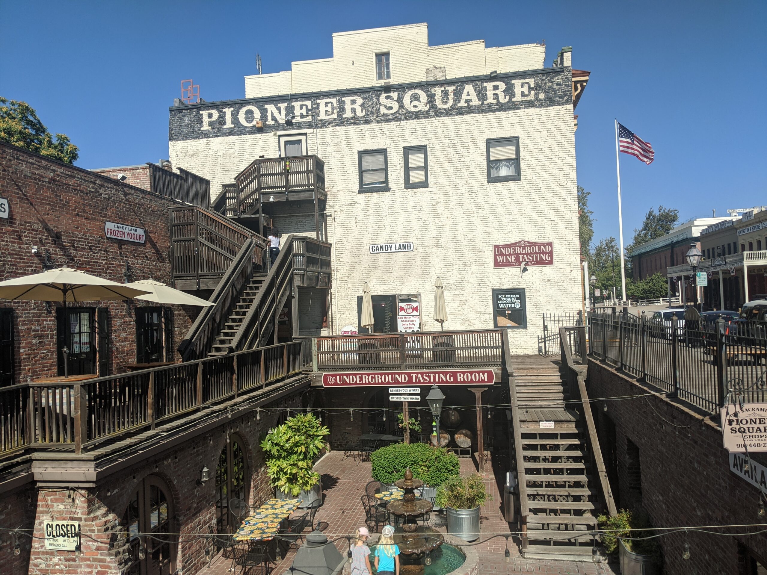 Pioneer Square in Old Sacramento