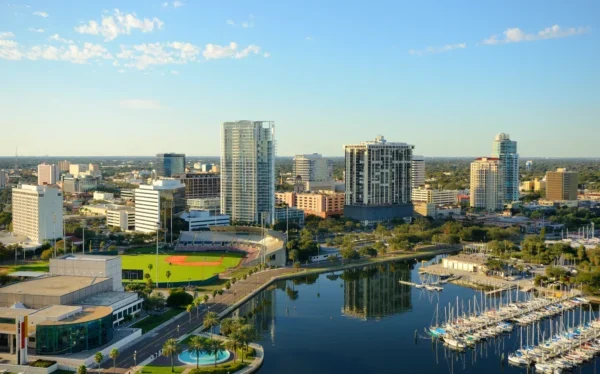 Skyline Of St. Petersburg, Florida in St. Petersburg Scavenger Hunt, FL