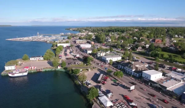 St. Ignace Aerial View.jpg in St. Ignace Scavenger Hunt, MI