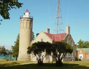 Mackinaw City Lighthouse in Mackinaw City Scavenger Hunt, MI