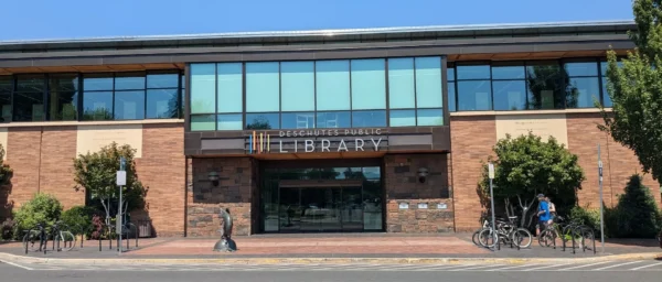 Downtown Bend Library (cropped).jpg in Bend Scavenger Hunt, OR