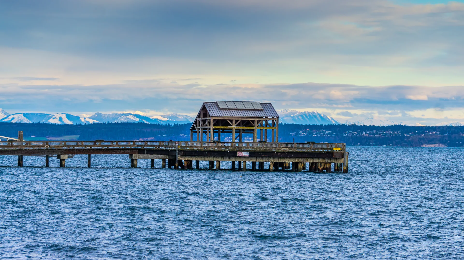 A Wooden Pier At Port Townsend, Washington. in Port Townsend Scavenger Hunt