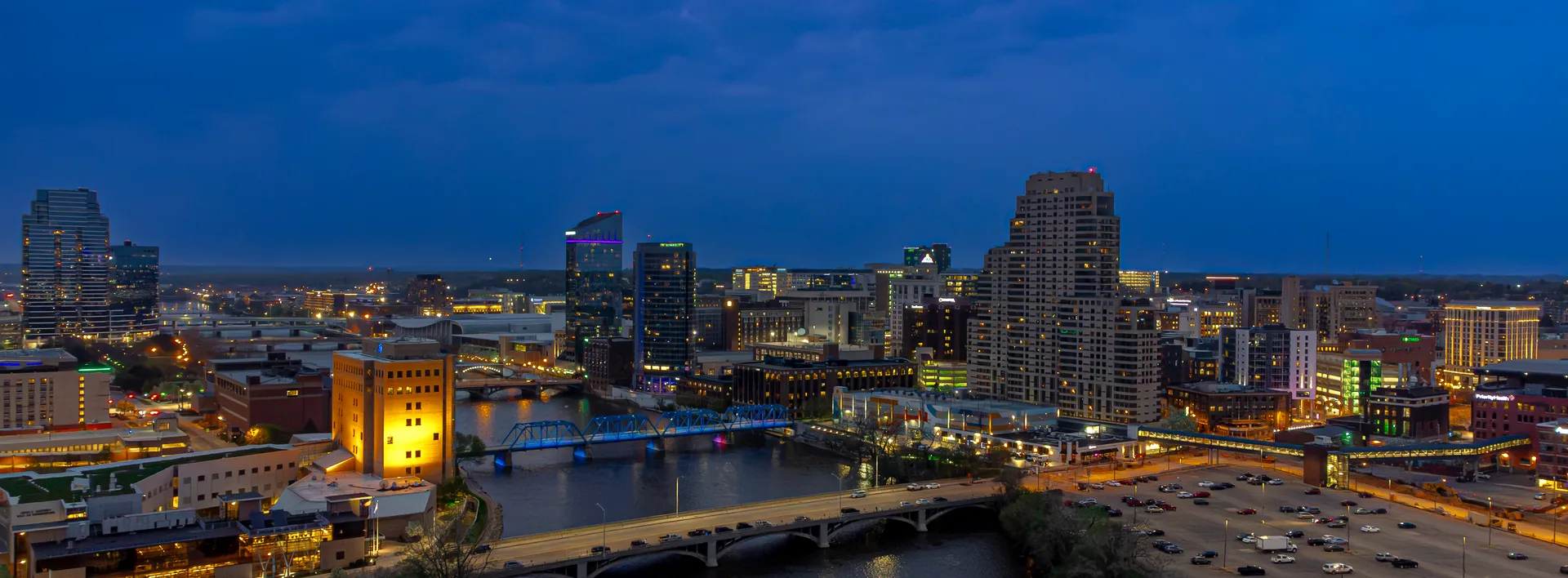 Grand Rapids, Michigan skyline May 2022.jpg in Grand Rapids Scavenger Hunt