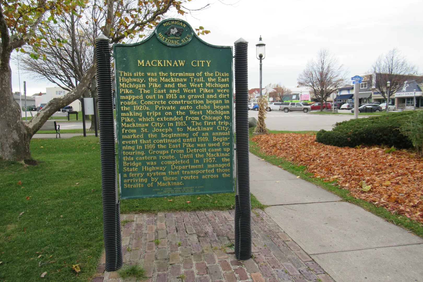 Mackinaw City, Michigan historic marker.jpg in Mackinaw City Scavenger Hunt