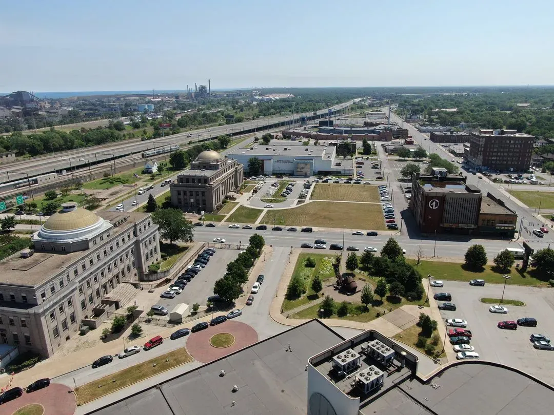 Gary Indiana Aerial View.webp in Gary Scavenger Hunt, IN
