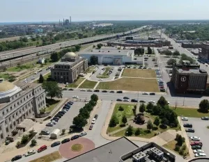 Gary Indiana Aerial View.webp in Gary Scavenger Hunt, IN