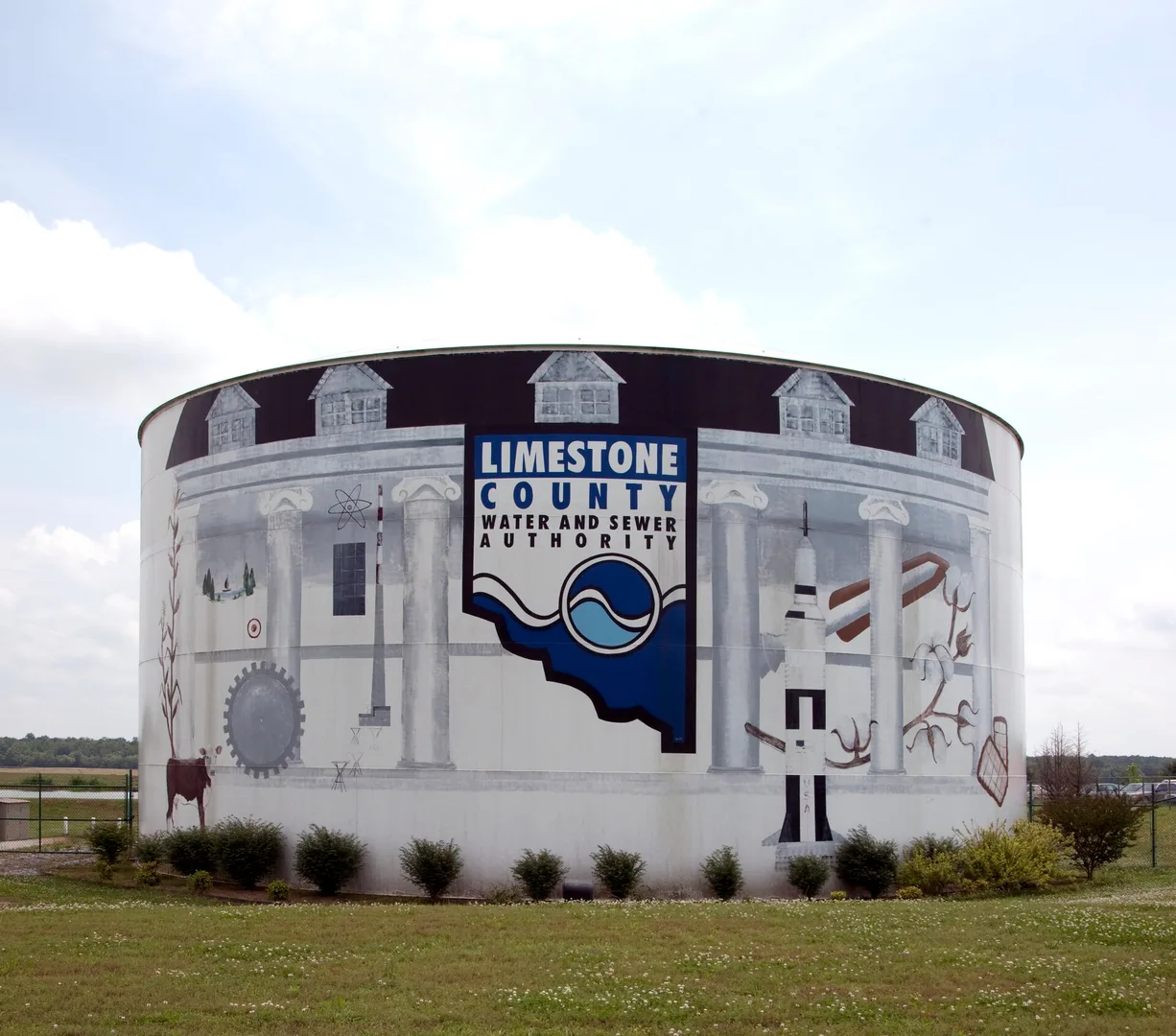 Historic water tank near Decatur, Alabama LCCN2010640821.tif in Decatur Alabama Scavenger Hunt
