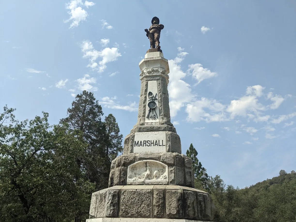 James Marshall Monument Coloma CA Scavenger Hunt Walking Tour.jpg in Coloma: Marshall Gold Discovery Park Scavenger Hunt